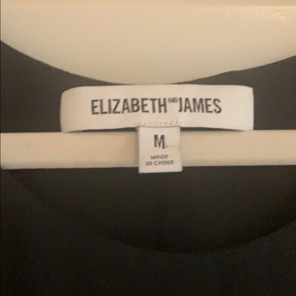 Elizabeth James black top - Picture 2 of 4